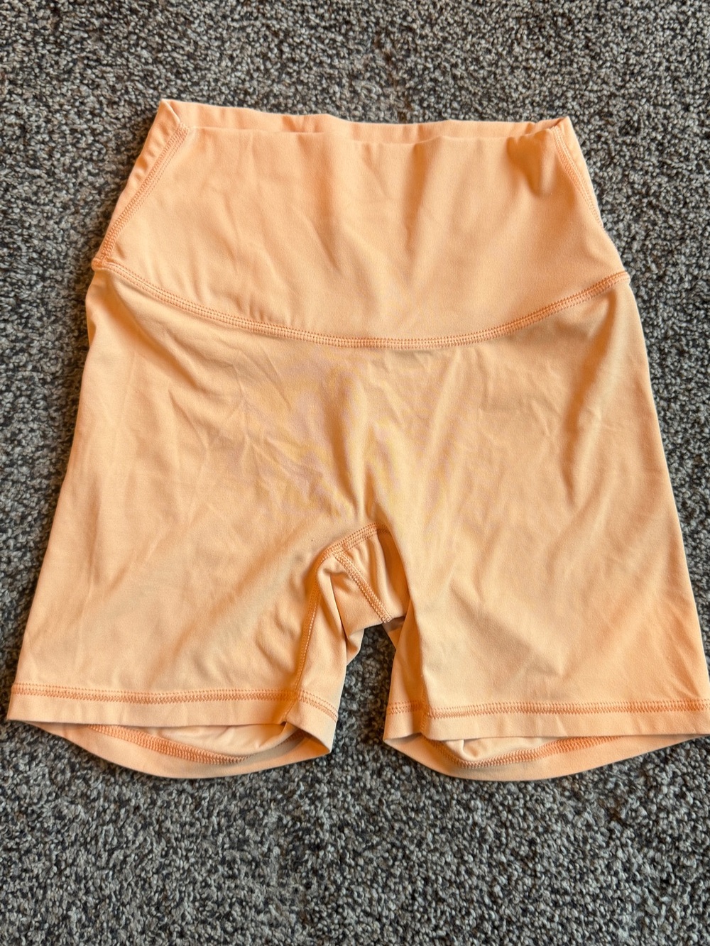 PARAGON High-Rise Peachy Orange Bike Shorts